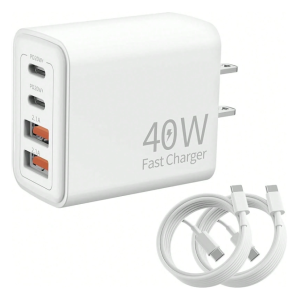 IPhone 15 16 Charger,40W USB C Charger,4-Port USB C