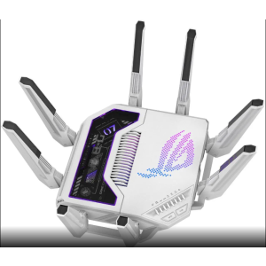 ASUS ROG Rapture GT-BE19000AI Tri-band Gaming Router, WiFi 7, 802.11be, up to 3,500 sq. ft. & 200