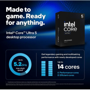 Intel Core Ultra 9 285K - Core Ultra 9 (Series 2) Arrow Lake 24-Core (8P+16E), LGA 1851, 125W Desktop