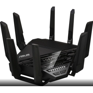 ASUS RT-BE96U BE19000 802.11BE Tri-Band Performance WiFi 7 Extendable Router with 6GHz