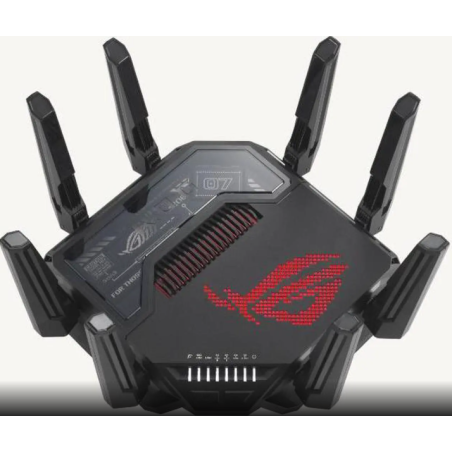 ASUS ROG Rapture GT-BE98 PRO First Quad-Band WiFi 7 Gaming Router supports 320MHz, Dual 10G