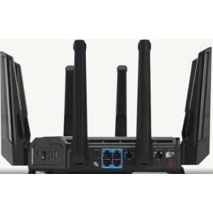 ASUS ROG Rapture GT-BE98 PRO First Quad-Band WiFi 7 Gaming Router supports 320MHz, Dual 10G