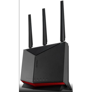 ASUS RT-BE86U BE6800 Dual-Band WiFi 7 Router, Supports 4096-QAM, MLO, AI WAN Detection,