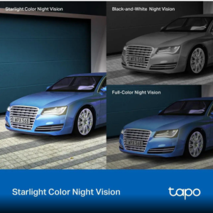 TP-Link Tapo 2K QHD Outdoor Pan/Tilt Wi-Fi Security Camera, 360° View, Motion Tracking, Color Night