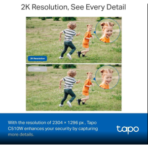 TP-Link Tapo 2K Outdoor Pan/Tilt Security Wi-Fi Camera, 360° View