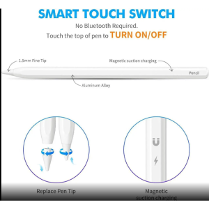 Stylus Pen for iPad 9th&10th Generation Pencil Compatible with 2018-2023 Apple iPad Pro11&12.9