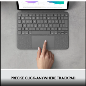 Logitech Combo Touch iPad Pro 11" (1st, 2nd, and 3rd Generation) Keyboard Case - Detachable Backlit