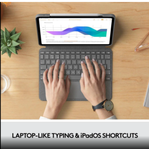 Logitech Combo Touch iPad Pro 11" (1st, 2nd, and 3rd Generation) Keyboard Case - Detachable Backlit