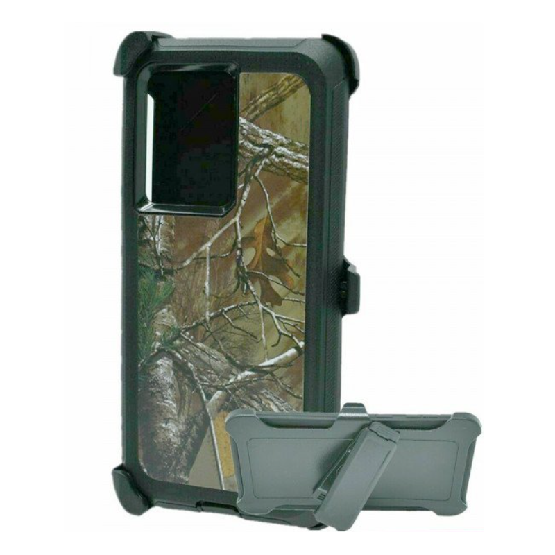 Case with Clip for Samsung Galaxy S25 5G (Tree Black)