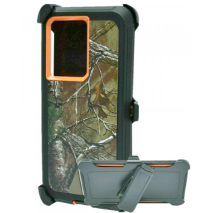 Case with Clip for Samsung Galaxy S25 5G (Tree Orange)