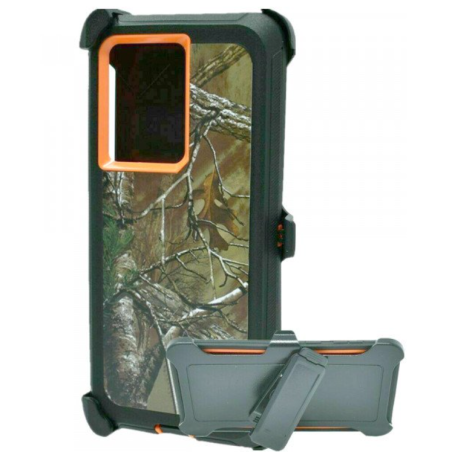 Case with Clip for Samsung Galaxy S25 5G (Tree Orange)