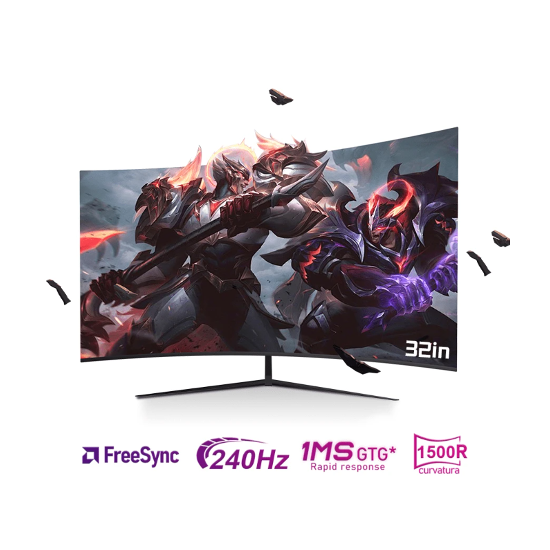 32 Inch Ultra Large Ultra Clear Display Screen, 1500R