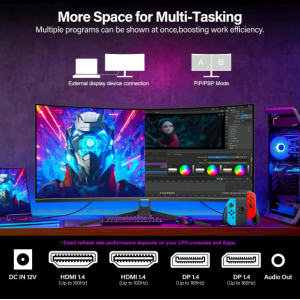 GAWFOLK 2025 New 24.5-Inch 1K Monitor Uses A High