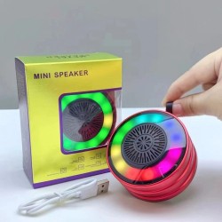 Altavoz Bluetooth portátil universal con luces RGB