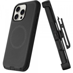 Heavy Duty Armor Protection Cover Case with Magnetic Wireless Charging