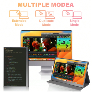 FLYZUNI 15.6 Inch Portable Monitor,1080P USB-C
