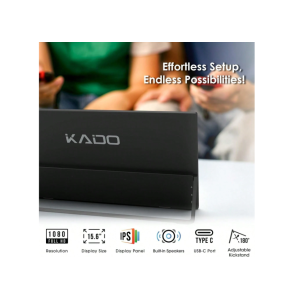 Kado Portable Monitor 15.6-Inch FHD 1080p