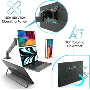 Kado Portable Monitor 15.6-Inch FHD 1080p