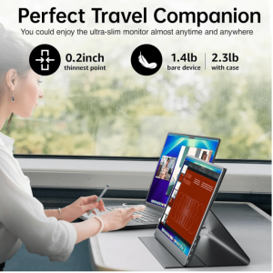 15.6-Inch Portable Monitor, Ratio: 16:9 Full HD 1920