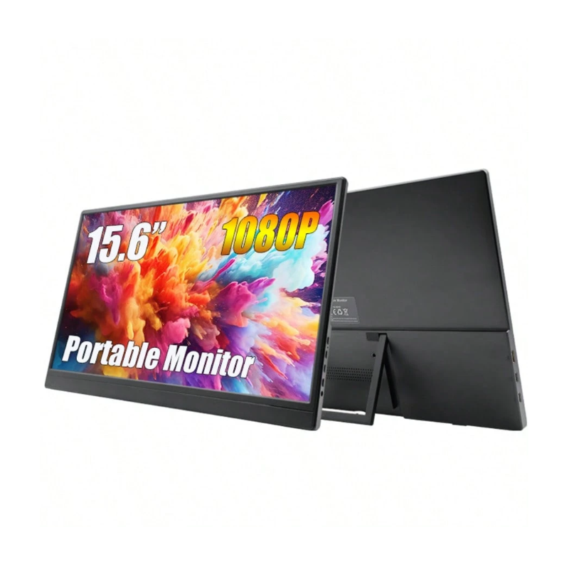 W&O 2025 15.6 Inch Portable Monitor,1080P USB-C