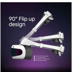 DPVR E4 (Black) PCVR PC Gaming - 120hz Refresh Rate - Inside out Tracking - 116° Field of View