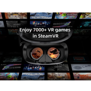 DPVR E4 (Black) PCVR PC Gaming - 120hz Refresh Rate - Inside out Tracking - 116° Field of View