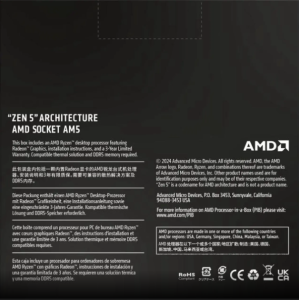 AMD Ryzen 5 9600X - Ryzen 5 9000 Series Granite