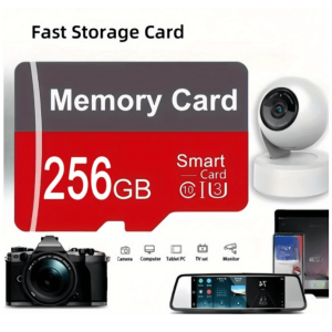 256GB Micro SD Memory Card With SD Adapter