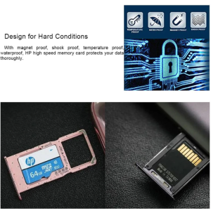 P HP Micro Memory SD Card 128GB 64GB 32GB TF Card Flash Storage Card U1 Class 10 Memory
