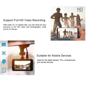 P HP Micro Memory SD Card 128GB 64GB 32GB TF Card Flash Storage Card U1 Class 10 Memory