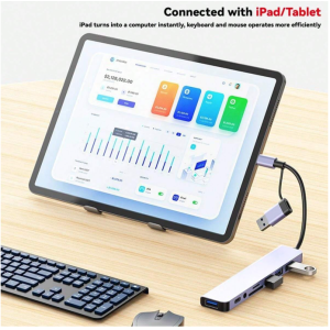 USB Hub, Dual Purpose Hub With USB And Type C