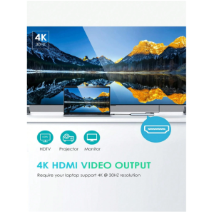 8 In 1 Port Docking Station USB Type C HUB To HDM 4K