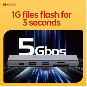 Kodak Kodak T342 6-In-1 Expansion Dock Hub USB-C Hub