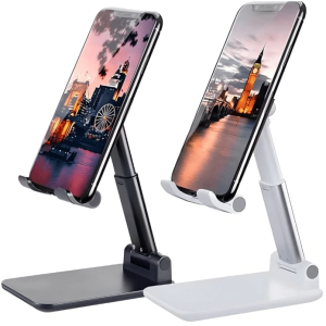 Phone Stand, Adjustable Angle Height Phone Stand For Desk