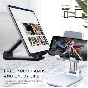 Phone Stand, Adjustable Angle Height Phone Stand For Desk