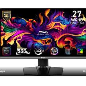 MSI 27" 500 Hz QD-OLED 2560 x 1440(QHD) Gaming Monitor FreeSync