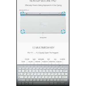 ESTONE 2.4G Wireless Keyboard and Mouse Combo