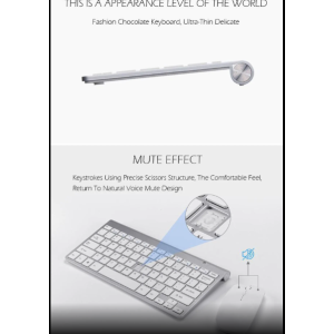 ESTONE 2.4G Wireless Keyboard and Mouse Combo