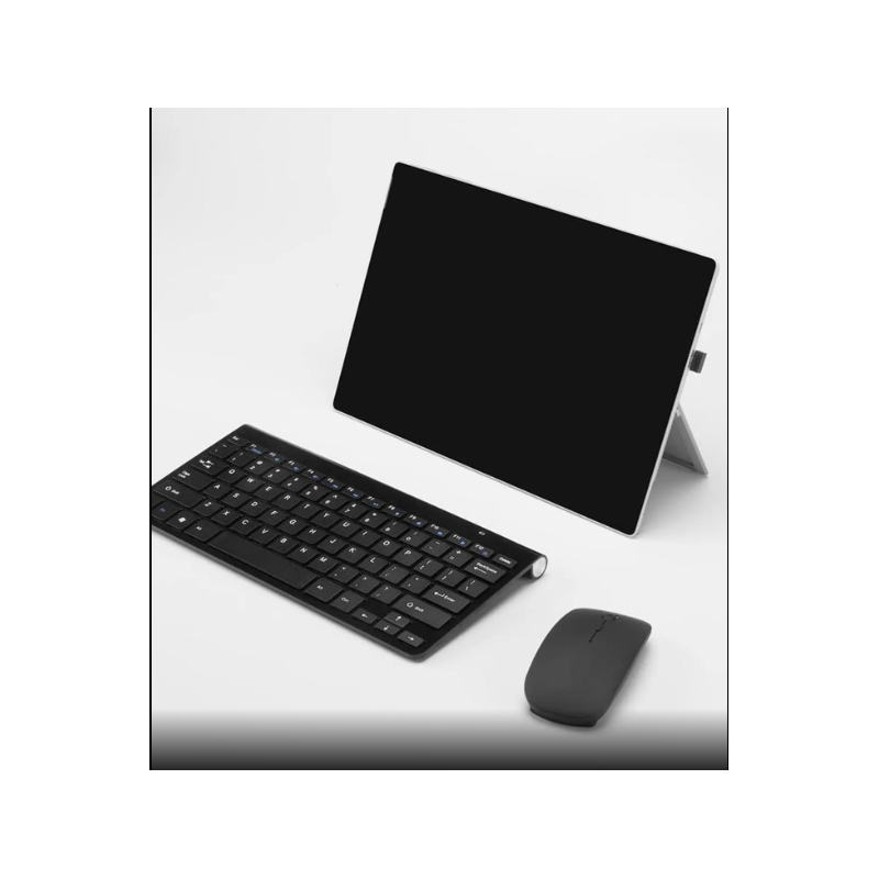 ESTONE Wireless Keyboard Mouse, K1088 2.4GHz Ultra Thin Compact Portable Small Wireless