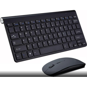 ESTONE Wireless Keyboard Mouse, K1088 2.4GHz Ultra Thin Compact Portable Small Wireless