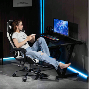 Bosmiller Gaming Chair With Massage Lumbar Support