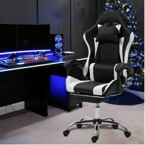 Bosmiller Gaming Chair With Massage Lumbar Support