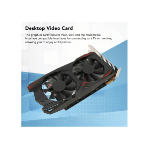 Dual Fan Graphics Card 4GB GDDR5 128bit Rapid Cooling