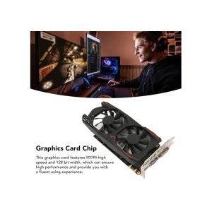 Dual Fan Graphics Card 4GB GDDR5 128bit Rapid Cooling