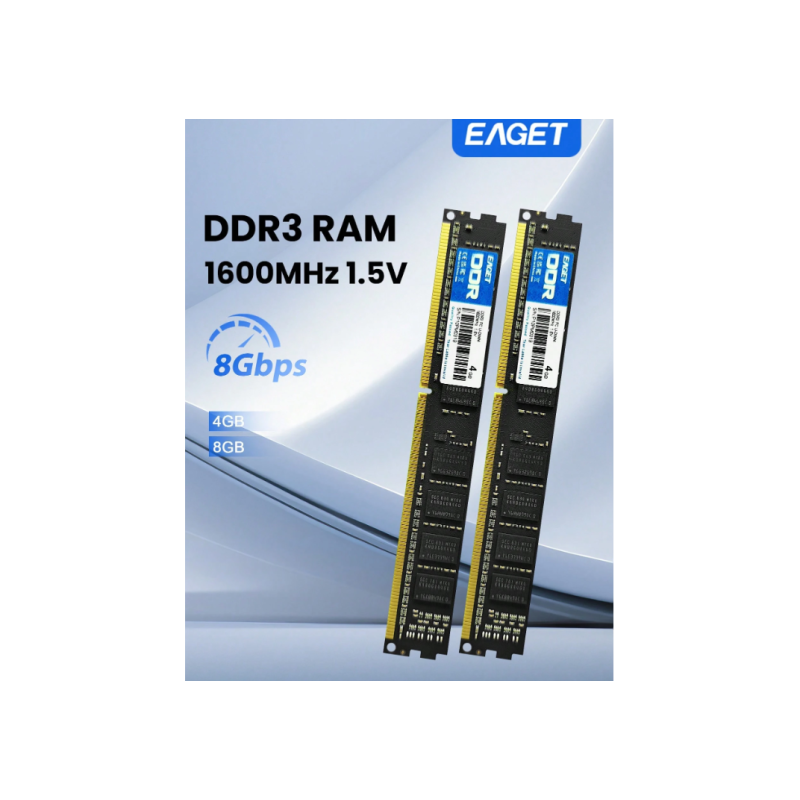 DDR3 RAM Memory Module 4G/8G 1600MHz High-Performance PC3-10600