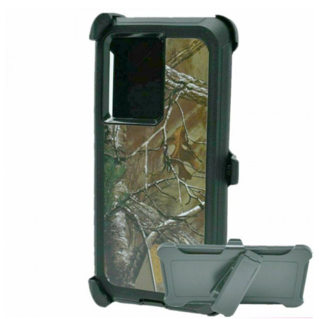 Case with Clip for Samsung Galaxy S24 Ultra 5G (Tree Black)