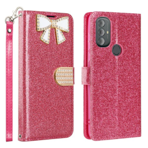 Case for Motorola Moto G Play 2023 / Moto G Power 2022 / Moto G Pure (Hot Pink)