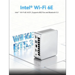 BRENUC BREC Mini PC - Intel Core Ultra 5 225H, 16GB DDR5 RAM 512GB SSD, Intel Arc 130T Graphics