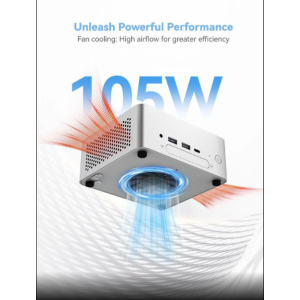 BRENUC BREC Mini PC - Intel Core Ultra 5 225H, 16GB DDR5 RAM 512GB SSD, Intel Arc 130T Graphics