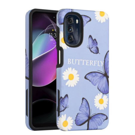 Case Cover for Motorola Moto G 5G (2022) (Butterfly Flower)